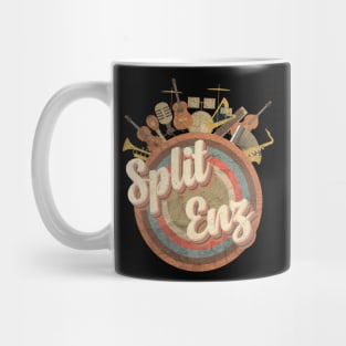 Music Tour Vintage Retro // Split Enz Mug